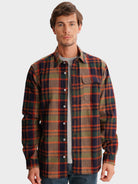 ORANGE OVERSHIRT REGULAR FIT MR. BLUE