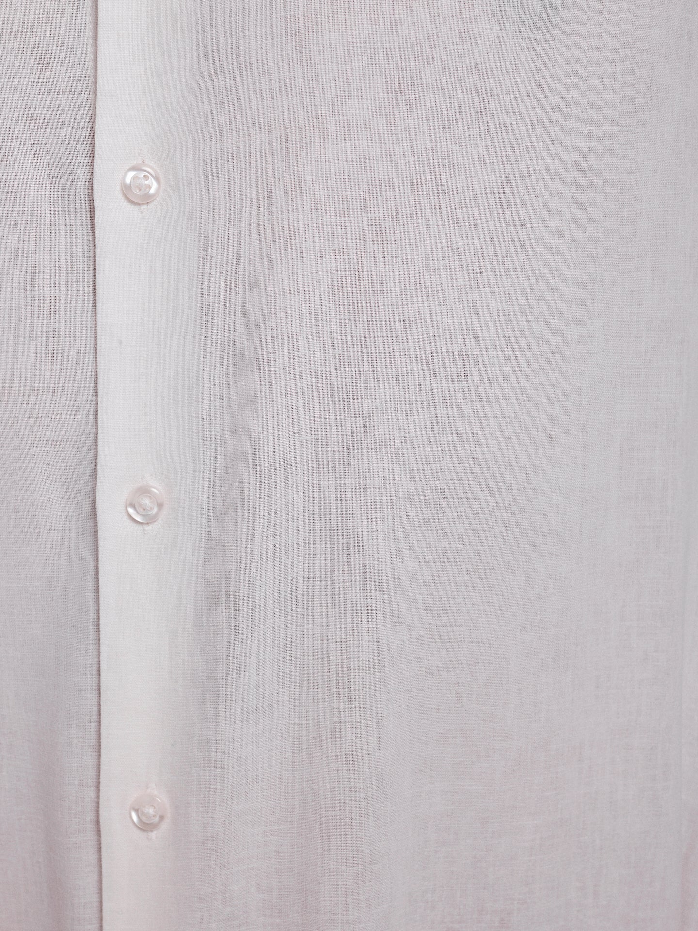 Camisa Linho Branca Manga Comprida Slim Fit Mr. Blue