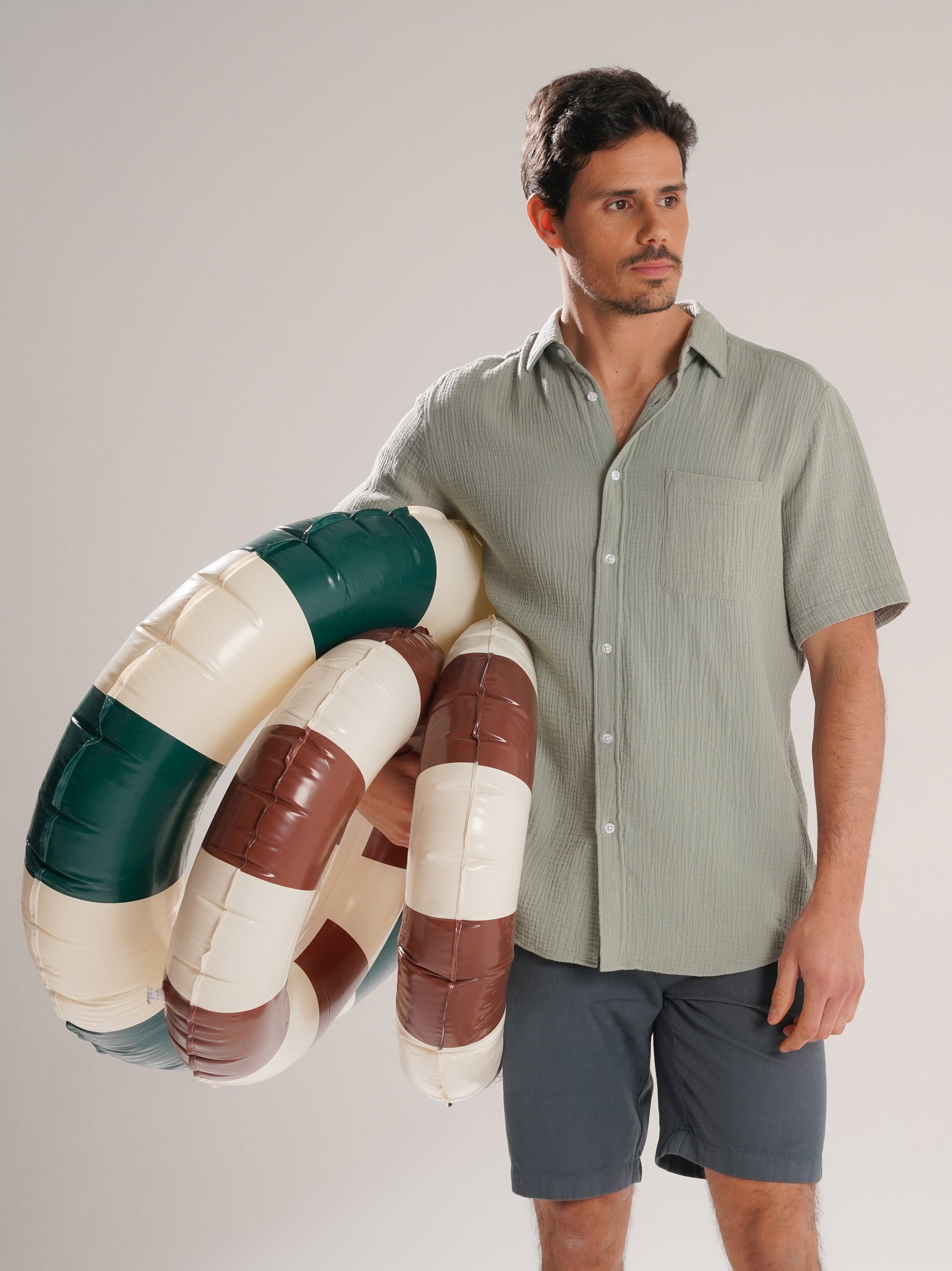 BERMUDA AZUIS REGULAR FIT MR. BLUE