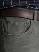 Calça Algodão Verdes Slim Fit Mr. Blue