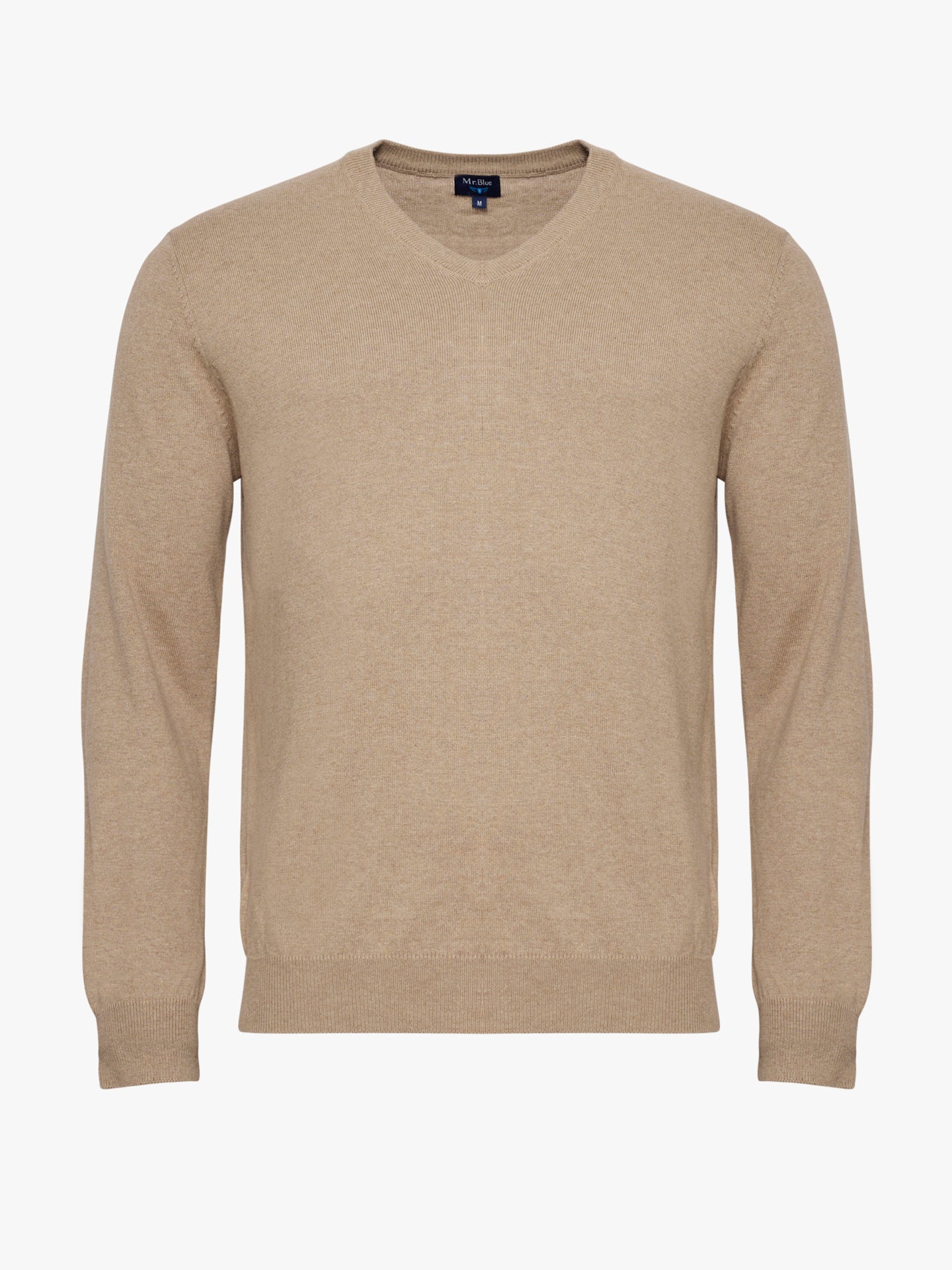 Pullovers Fino Decote em V Mr. Blue