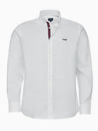 WHITE REGULAR FIT MR SHIRT. BLUE