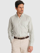 CAMISA VERDE MANGA COMPRIDA REGULAR FIT MR. BLUE