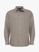 Camisa Algodão Verde Manga Comprida Tailored Fit Mr. Blue