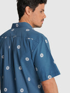 BLUE SHORT SLEEVE REGULAR FIT MR. BLUE