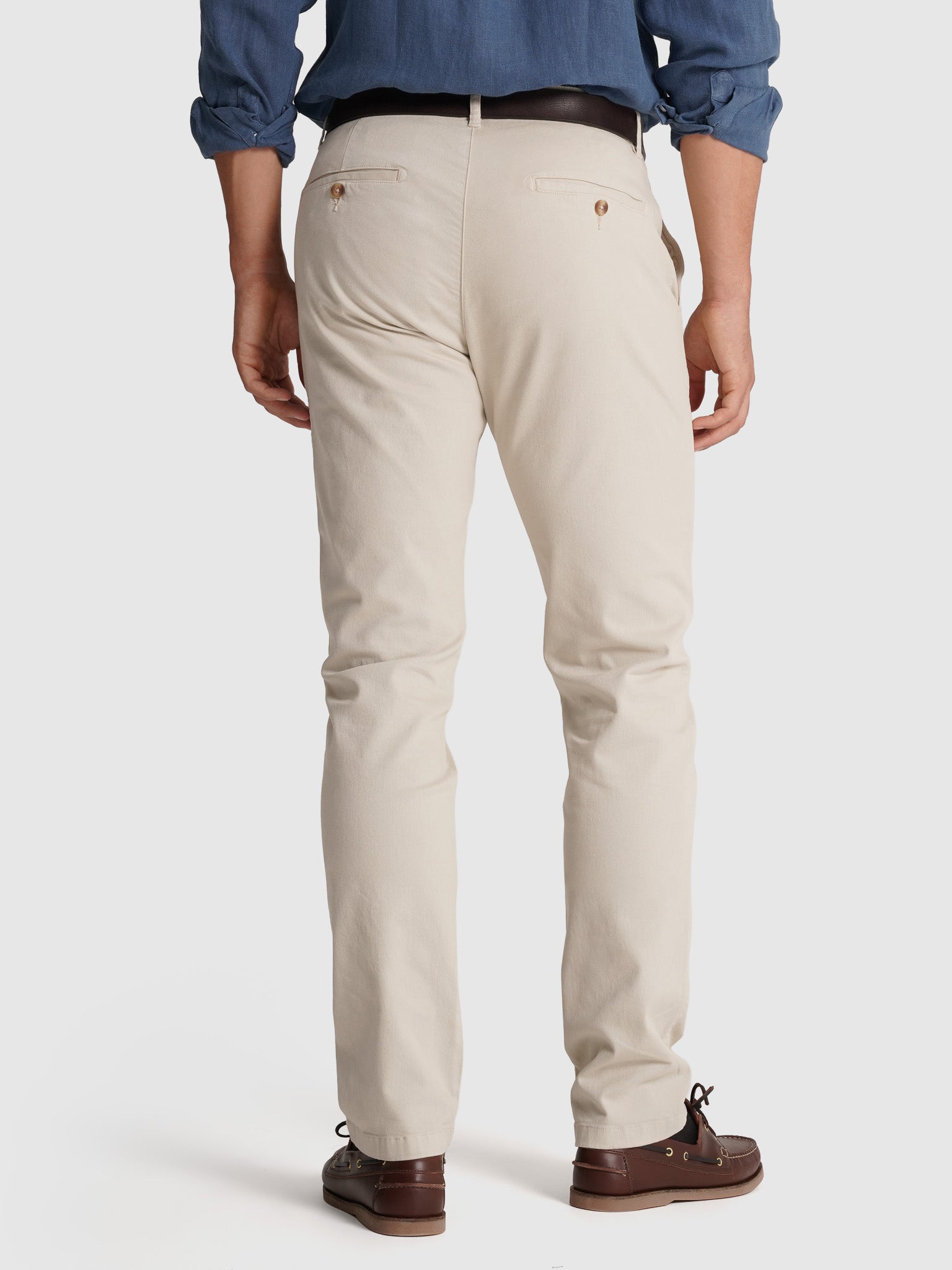 BEIGE REGULAR FIT TROUSERS MARK BELLUCCI