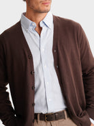 THIN BROWN PULLOVER LONG SLEEVE REGULAR FIT MR. BLUE