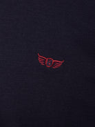 BLUE COTTON T-SHIRT SHORT SLEEVE REGULAR FIT MR. BLUE