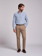 Calça Camel Regular Fit Mr. Blue