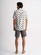 Regular Fit Gray Linen Shirt Mr. Blue