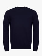 BLUE COTTON PULLOVER LONG SLEEVE REGULAR FIT MR. BLUE