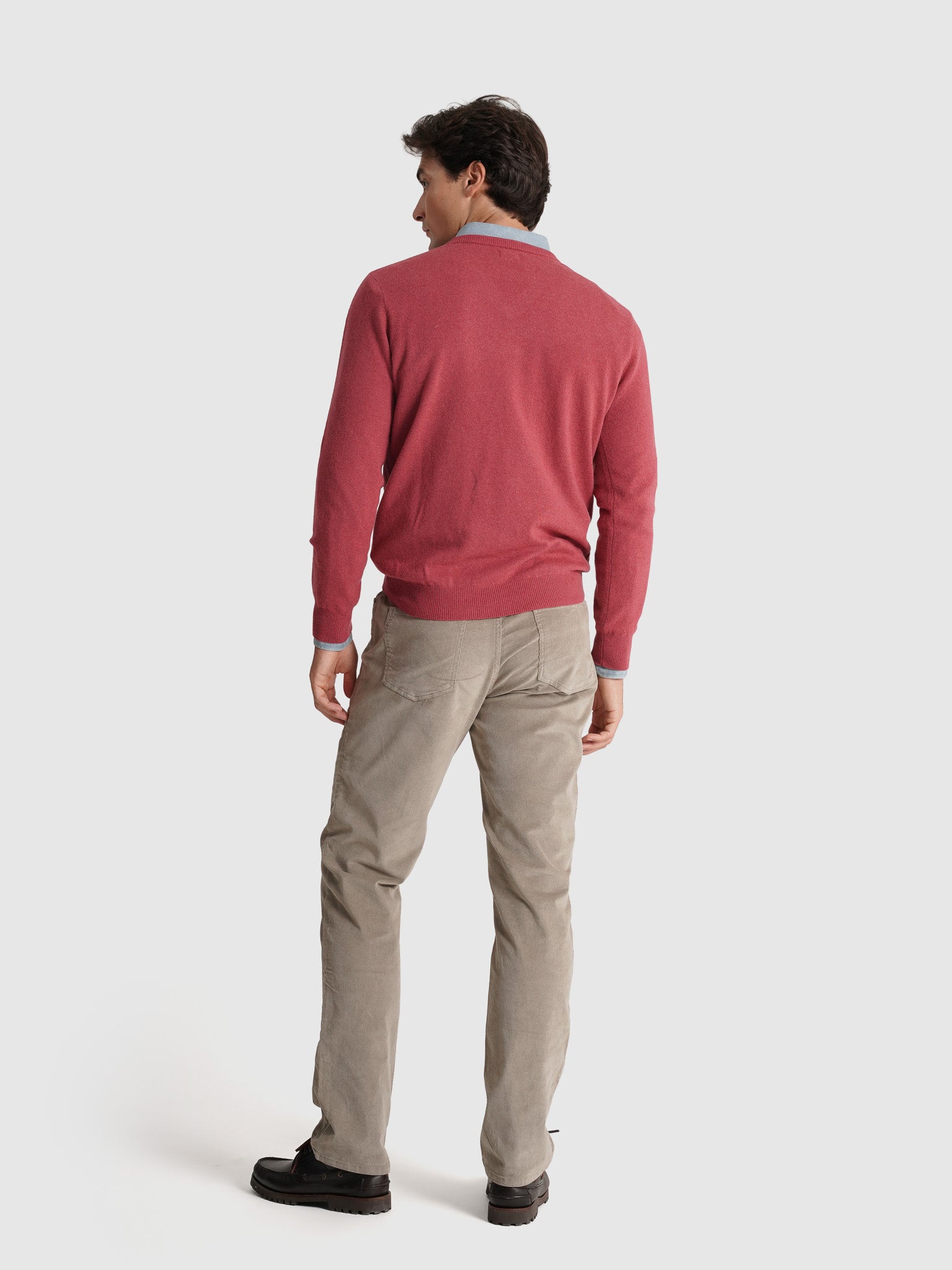 Pullover Lã Rosa Manga Comprida Regular Fit Mr. Blue