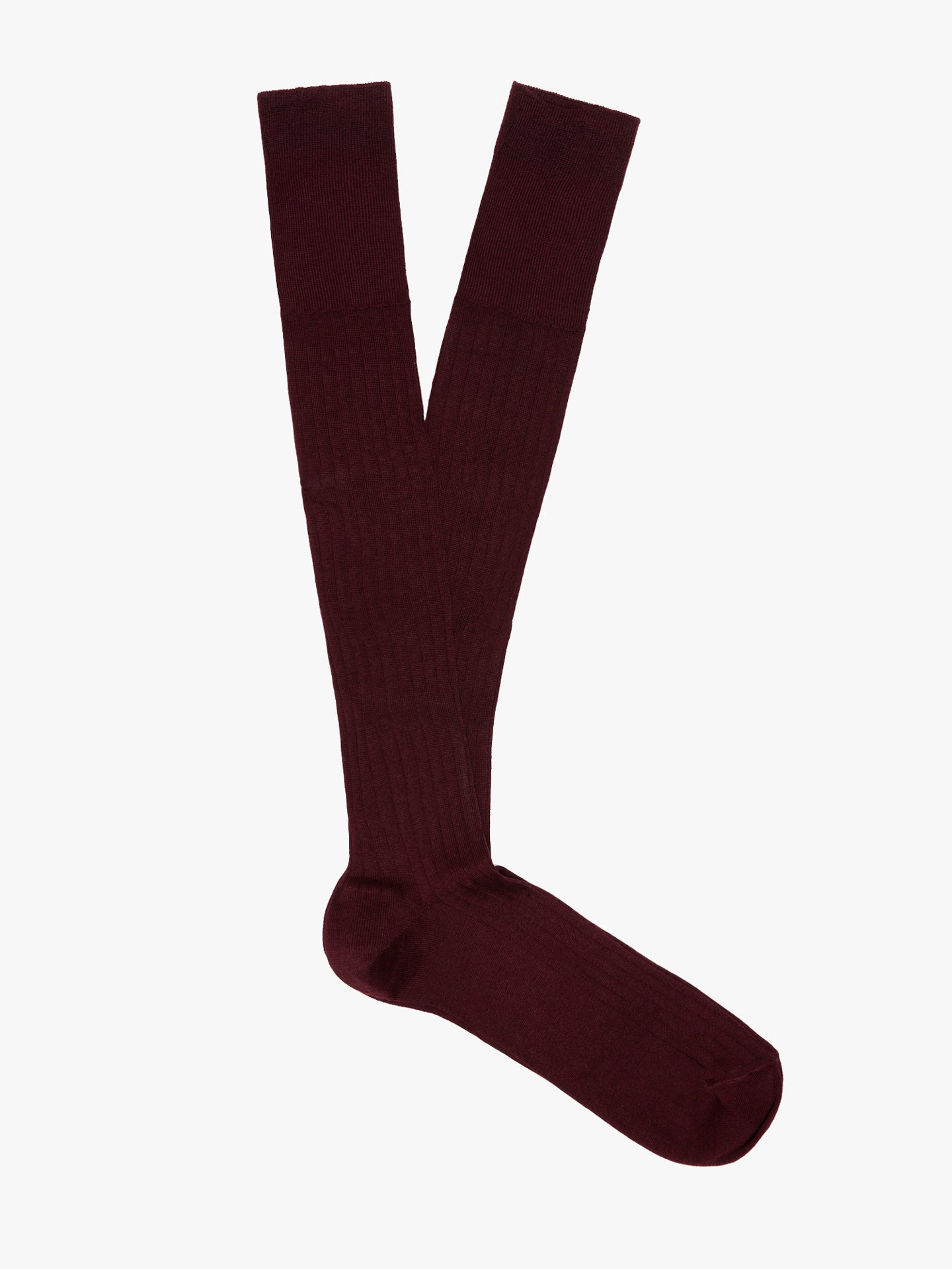 MEIAS ALGODÃO BORDEAUX REGULAR FIT MR. BLUE
