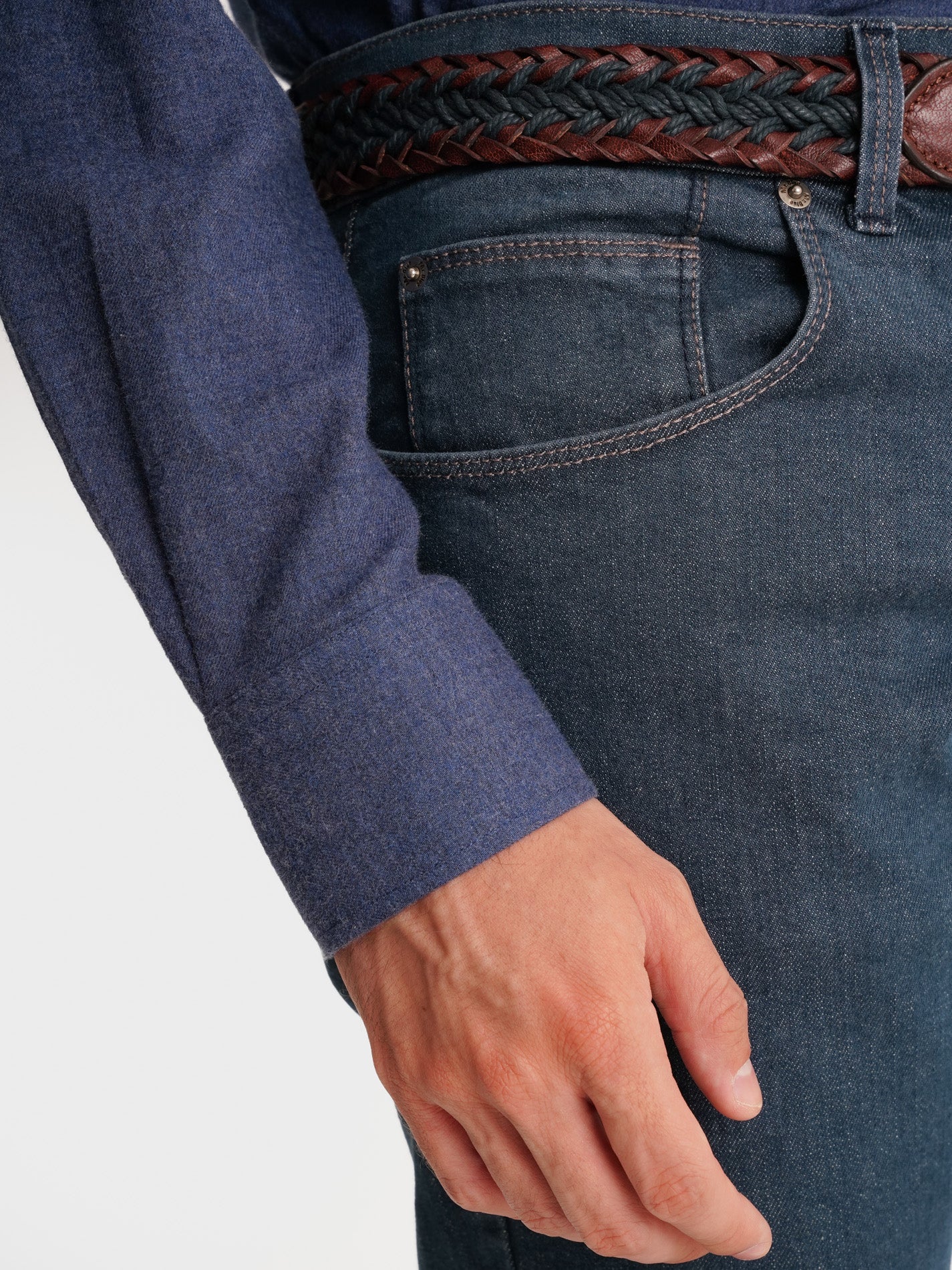 GRAY JEANS SLIM FIT MR. BLUE