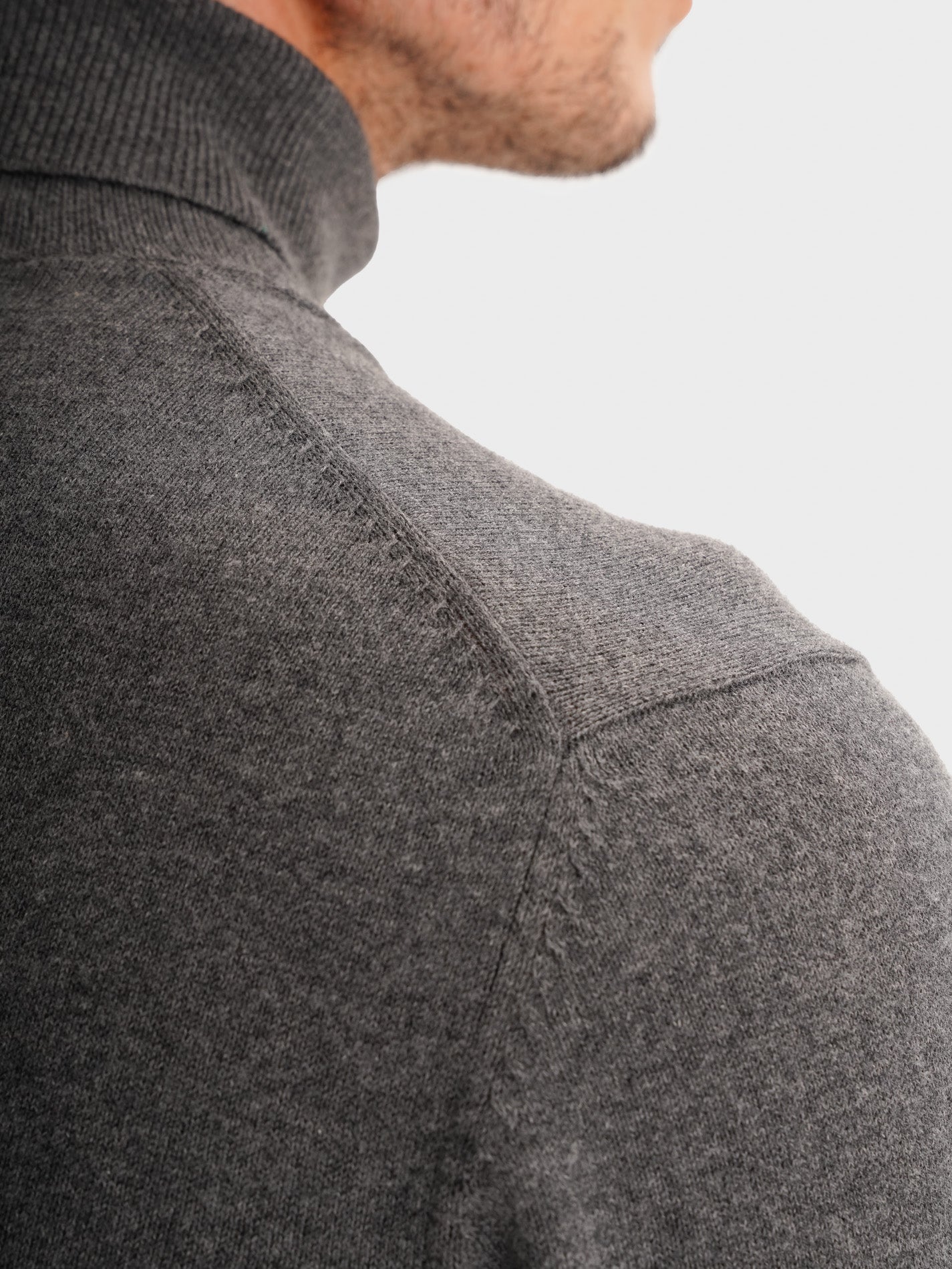 GRAY THIN PULLOVER LONG SLEEVE REGULAR FIT MR. BLUE