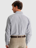 BLUE REGULAR FIT MR SHIRT. BLUE