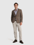 Blazer Castanho Regular Fit Mr. Blue