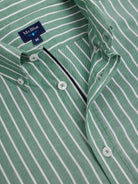 Camisa Algodão Verde Manga Comprida Regular Fit Mr. Blue