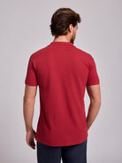 RED POLO SHORT SLEEVE REGULAR FIT MR. BLUE