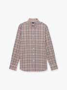 LONG SLEEVE BROWN SHIRT REGULAR FIT MR. BLUE