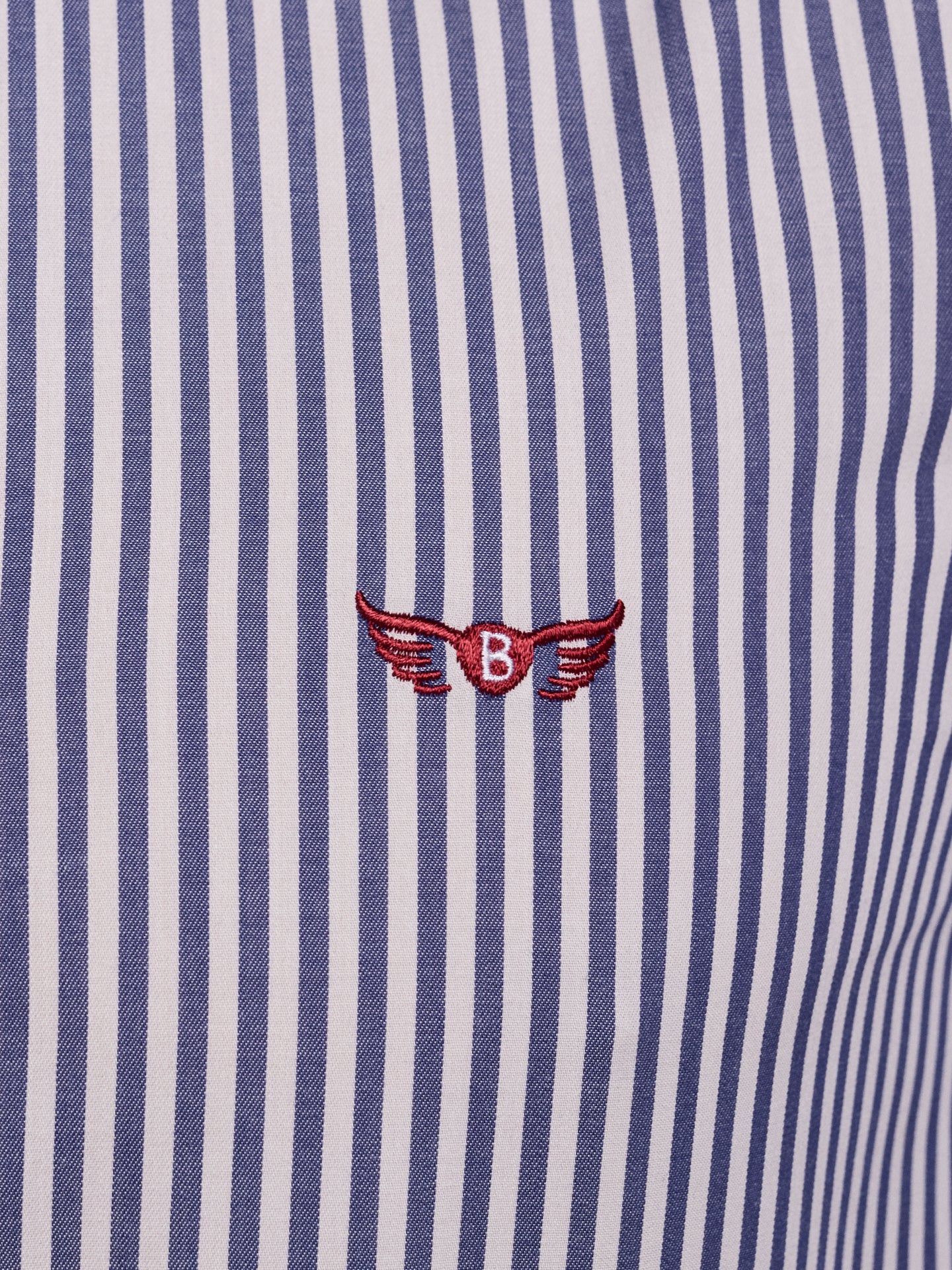 Camisa Algodão Azul Manga Comprida Regular Fit Mr. Blue