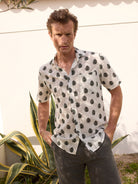 Regular Fit Gray Linen Shirt Mr. Blue