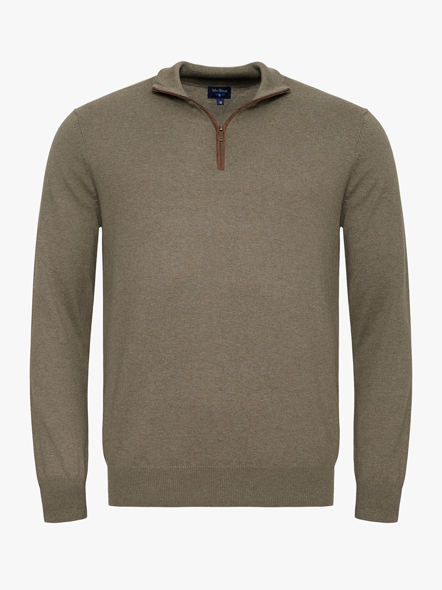 GREEN THIN PULLOVER LONG SLEEVE REGULAR FIT MR. BLUE