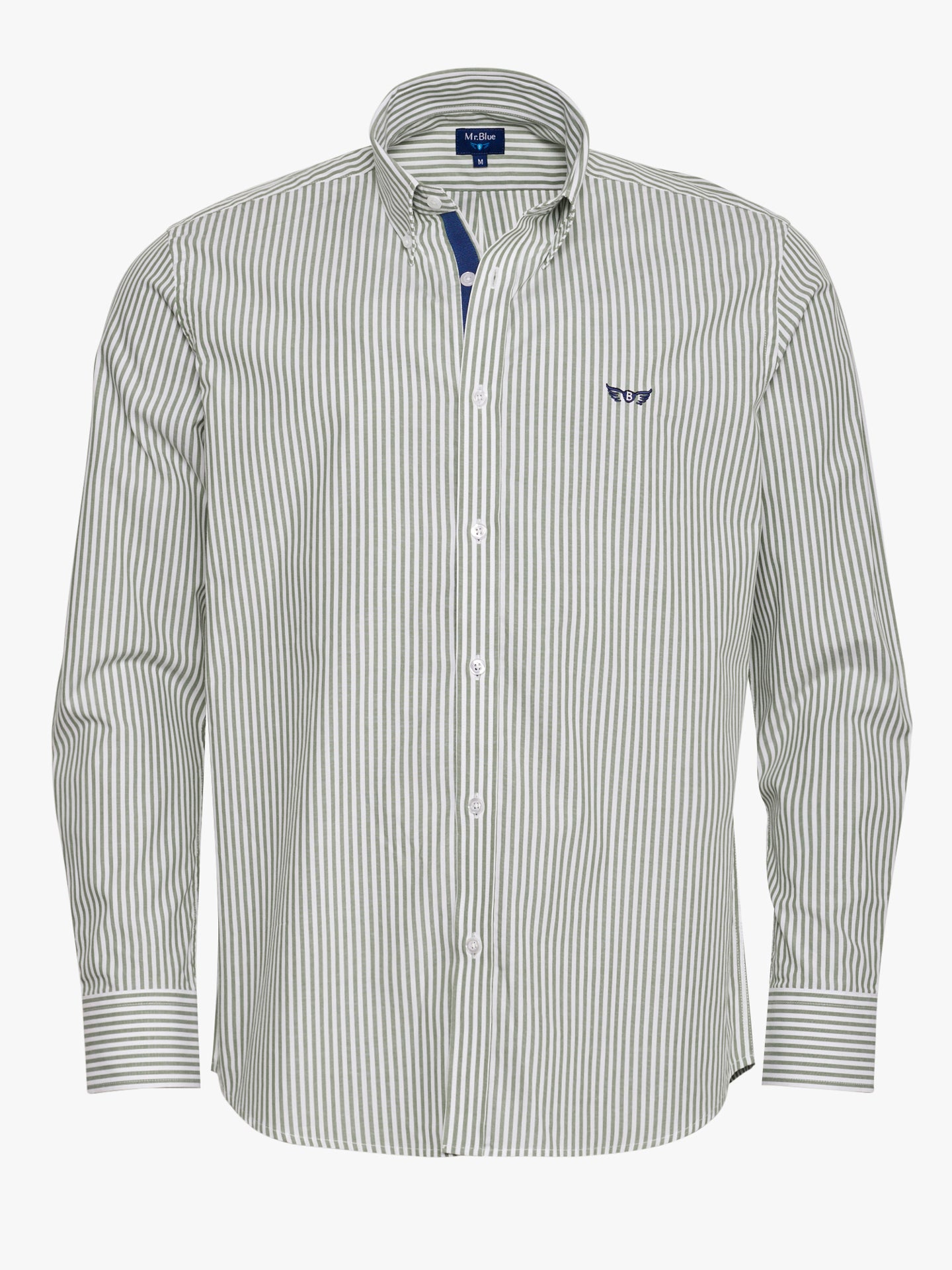 GREEN REGULAR FIT MR SHIRT. BLUE