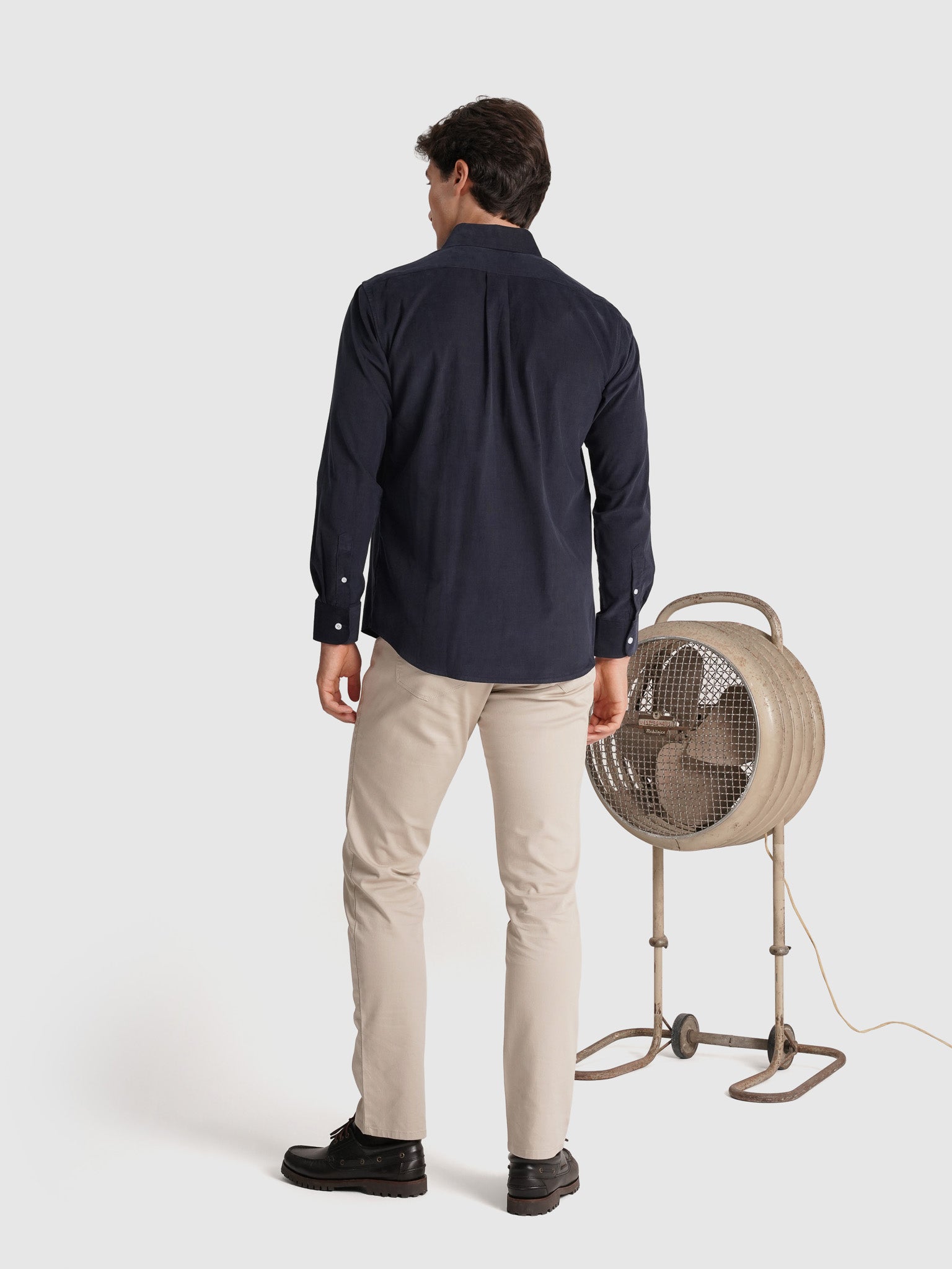 BLUE COTTON SHIRT LONG SLEEVE REGULAR FIT MR. BLUE