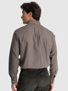 GREEN COTTON SHIRT LONG SLEEVE REGULAR FIT MR. BLUE