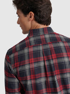 BLUE FLANNEL SHIRT LONG SLEEVE REGULAR FIT MR. BLUE