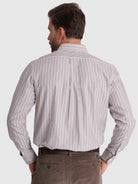 WHITE COTTON SHIRT LONG SLEEVE REGULAR FIT MR. BLUE