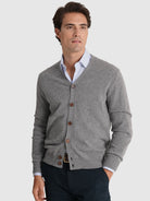 GRAY WOOL PULLOVER LONG SLEEVE REGULAR FIT MR. BLUE
