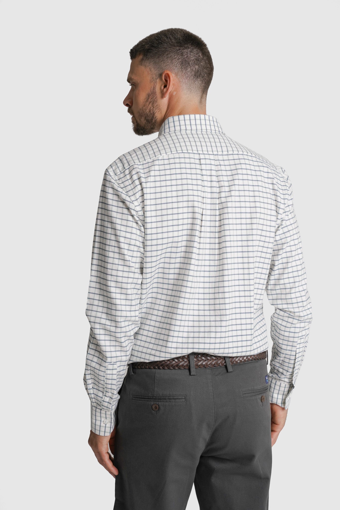 CAMISA FLANELA REGULAR FIT AZUL AO QUADRADO MR. BLUE
