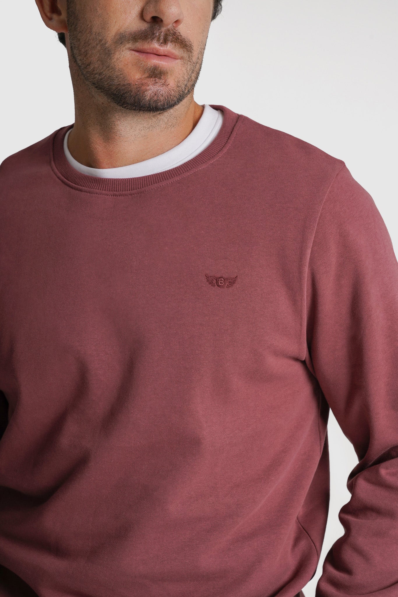 HOODIE ALGODÃO ROSA LISO MR. BLUE