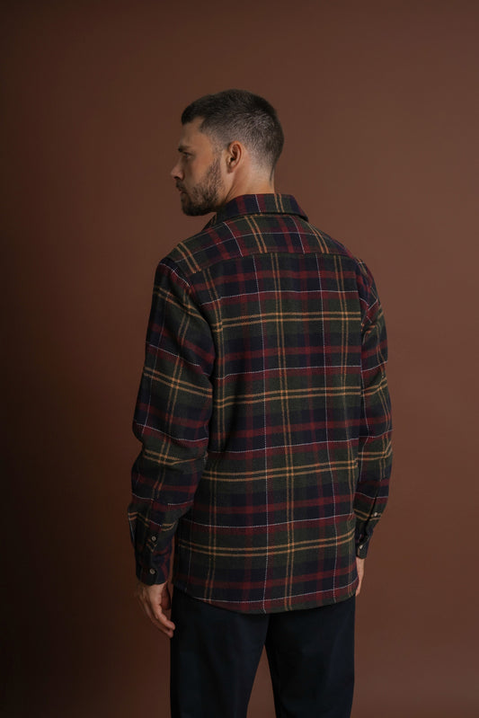 SOBRECAMISA LÃ REGULAR FIT AZUL AO QUADRADO MR. BLUE