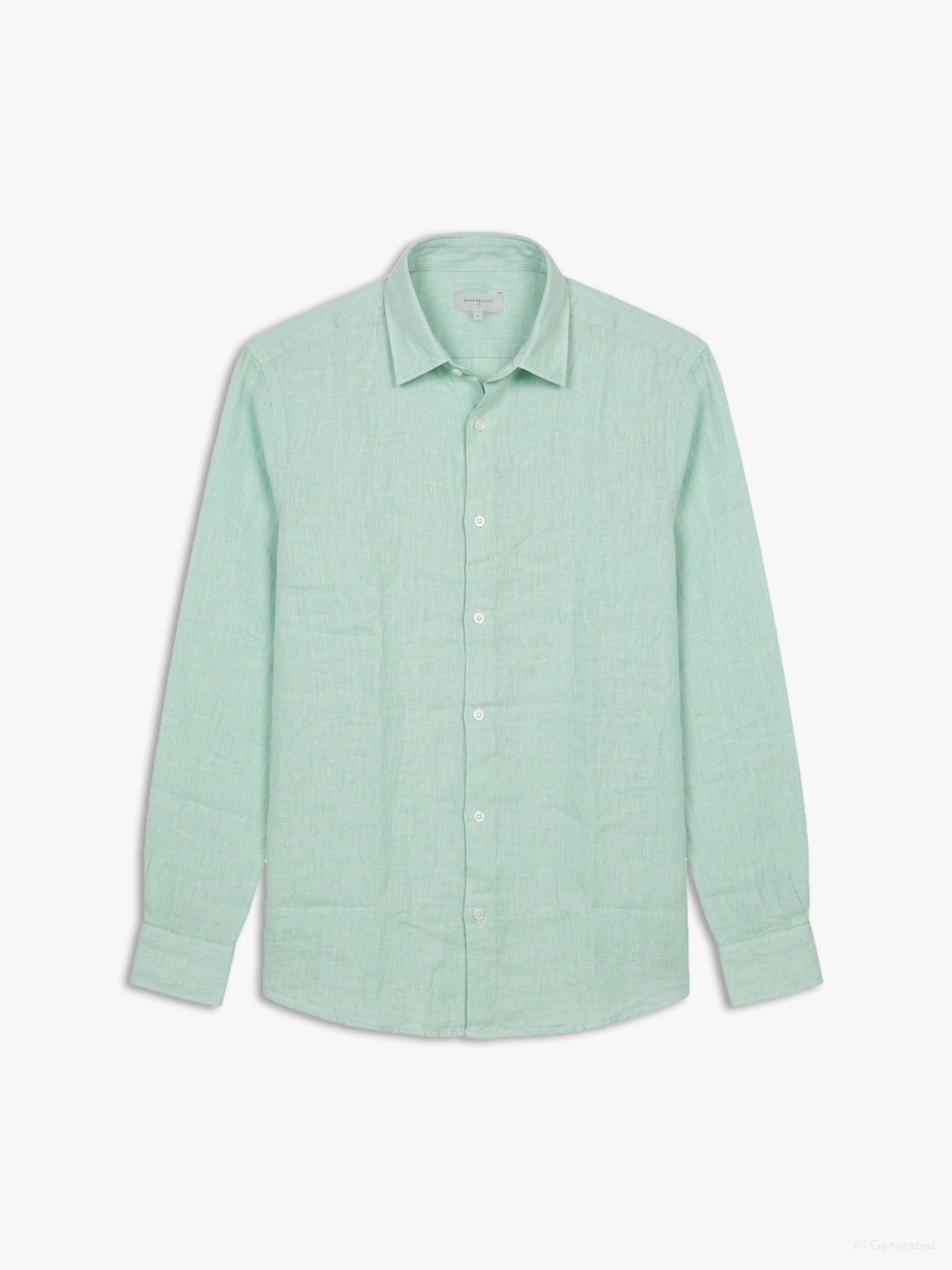 CAMISA LINHO TAILORED FIT VERDE LISA MARK BELLUCCI