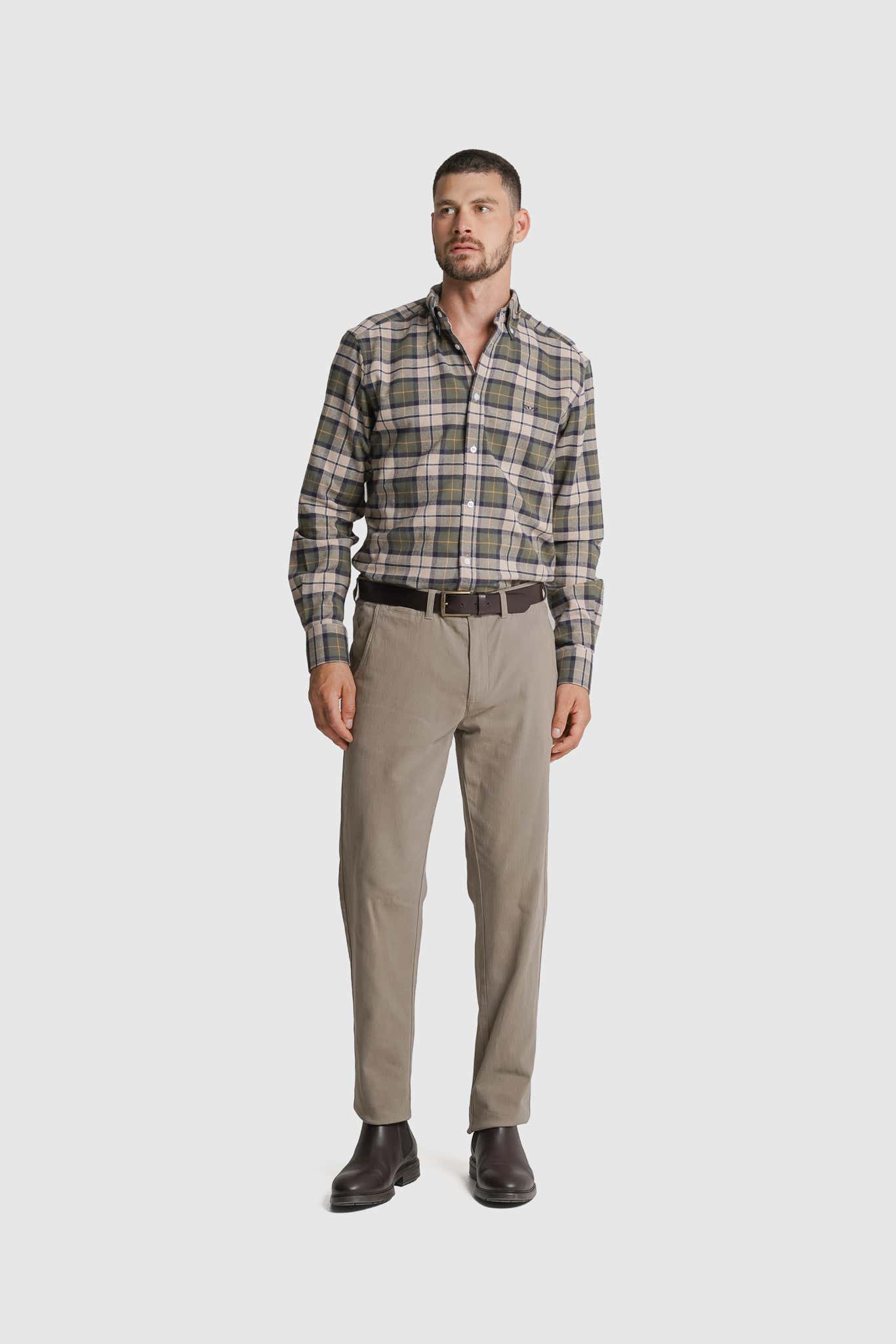 CAMISA FLANELA REGULAR FIT AZUL AO QUADRADO MR. BLUE