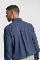 CAMISA ESTRUTURADA REGULAR FIT AZUL LISA MR. BLUE