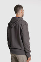 HOODIE ALGODÃO CINZENTO LISO MR. BLUE