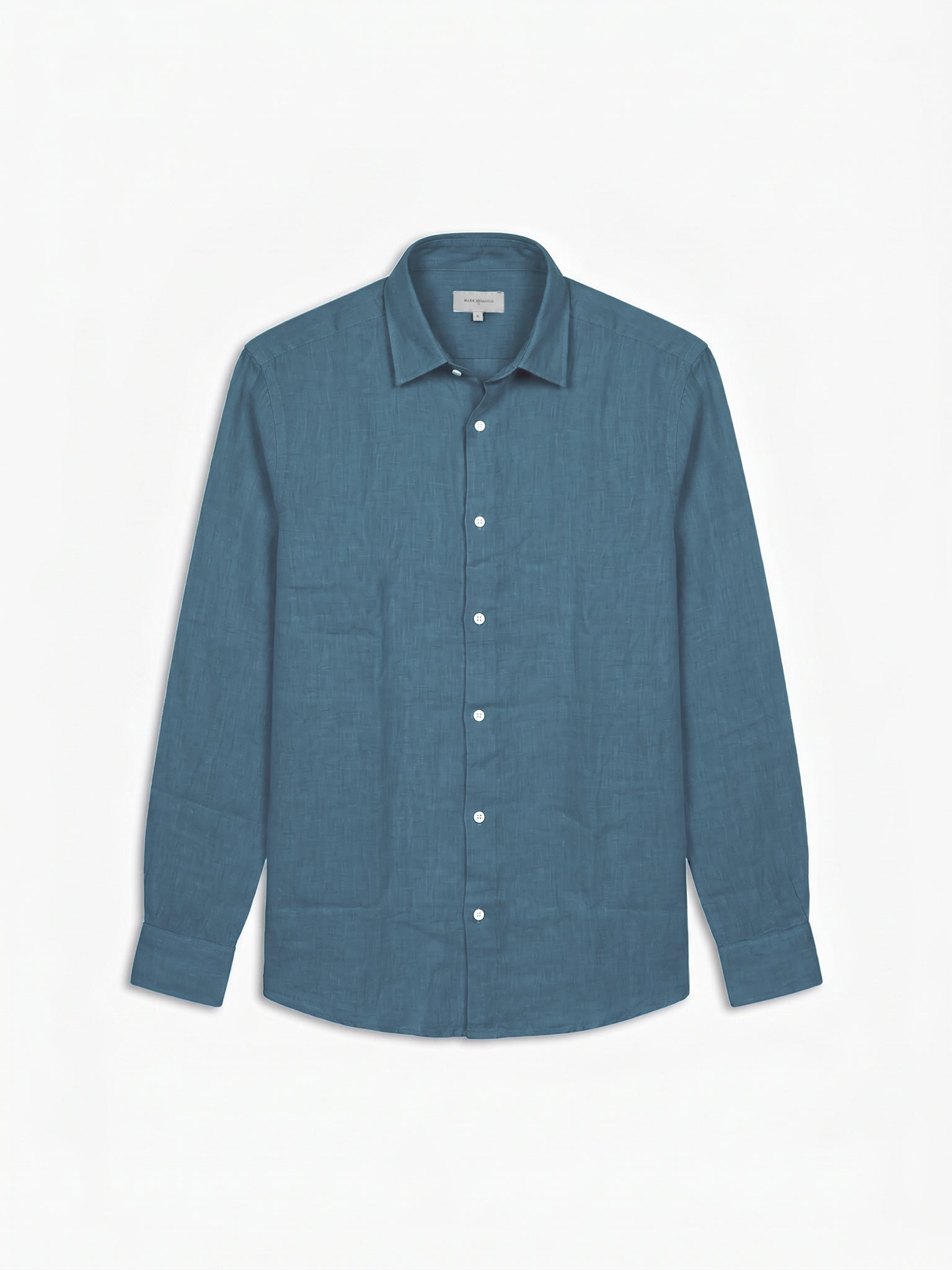CAMISA LINHO TAILORED FIT AZUL LISA MARK BELLUCCI