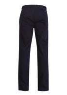 Dark blue regular fit cotton chino pants - Mr Blue
