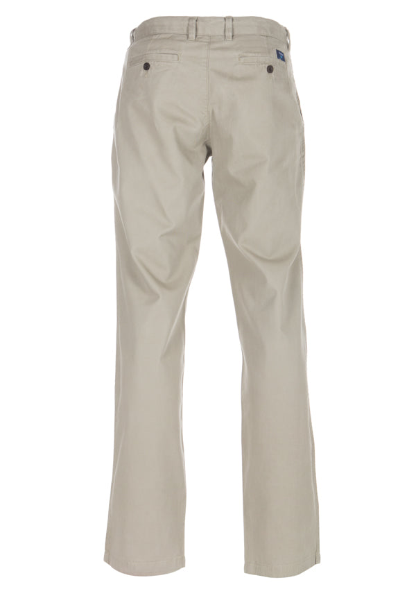 Calças Chinos lisas beige - Mr Blue