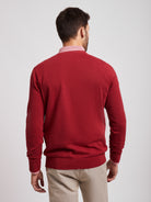 100% Cotton V-Neck Sweater - Mr Blue