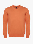 Pullover Caxemira Fino Laranja Mr. Blue