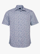 Camisa Regular Fit Popeline Azul Mr. Blue