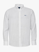 Camisa Regular Fit Linho Branca Mr. Blue