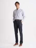 Mr. Blue Regular Fit Oxford Blue Shirt