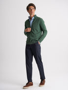Pullover Caxemira Fino Verde Mr. Blue