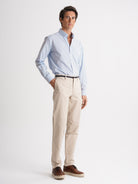 Regular Fit Blue Poplin Shirt Mr. Blue